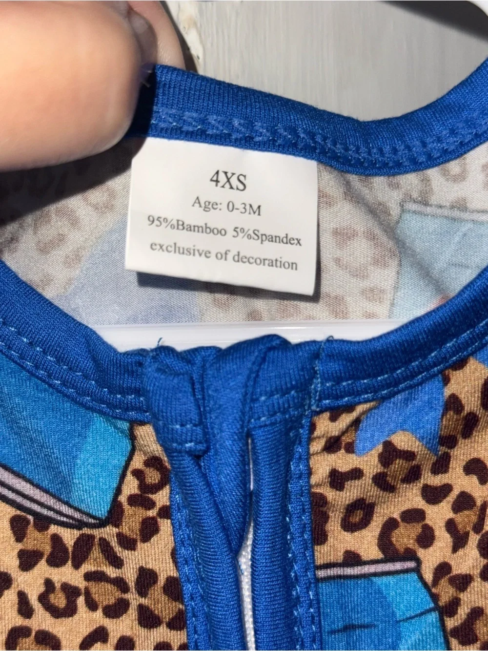 Girls Cheetah Print Pepsi Bamboo Zippy